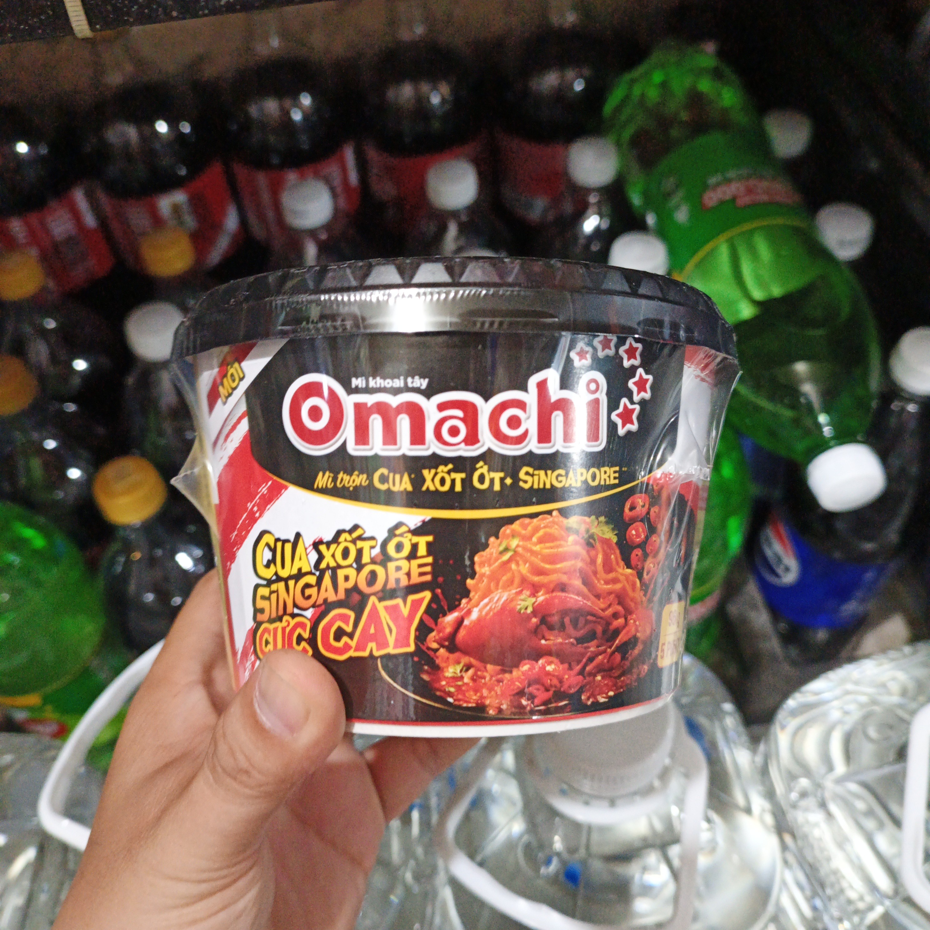 MÌ TÔ OMACHI TRỘN CUA XỐT ỚT SINGAPORE