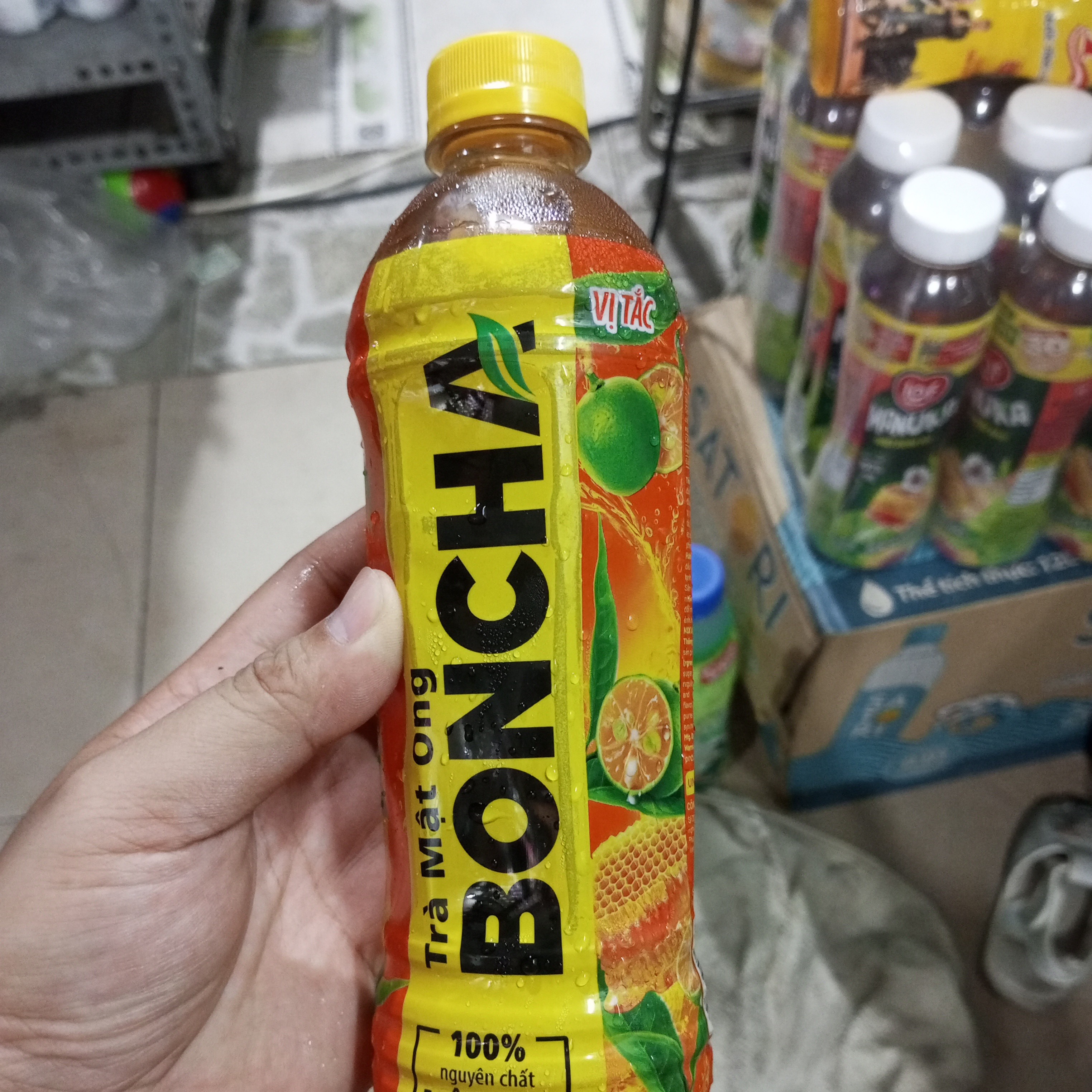 Trà tắt mật ong Boncha 450ml