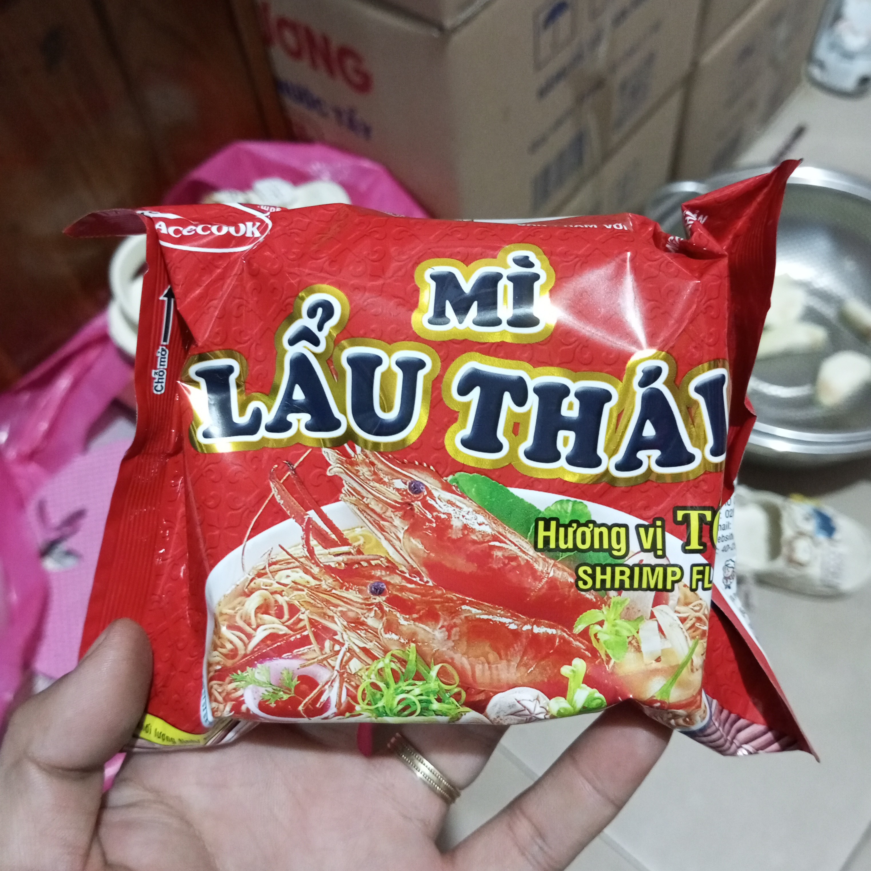 Mì lẩu Thái tôm 80GR