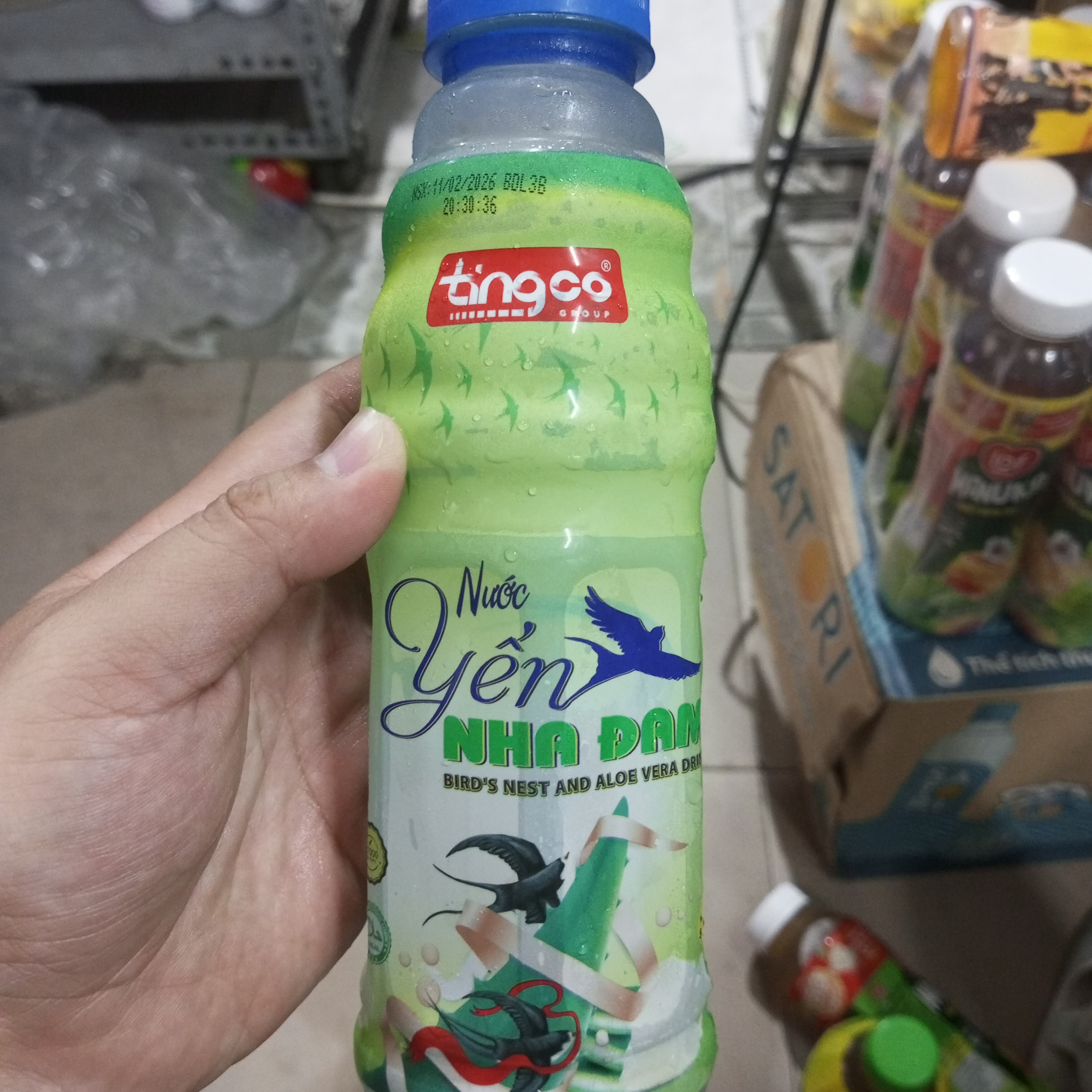 Nước yến nha đam Tingco 500ml