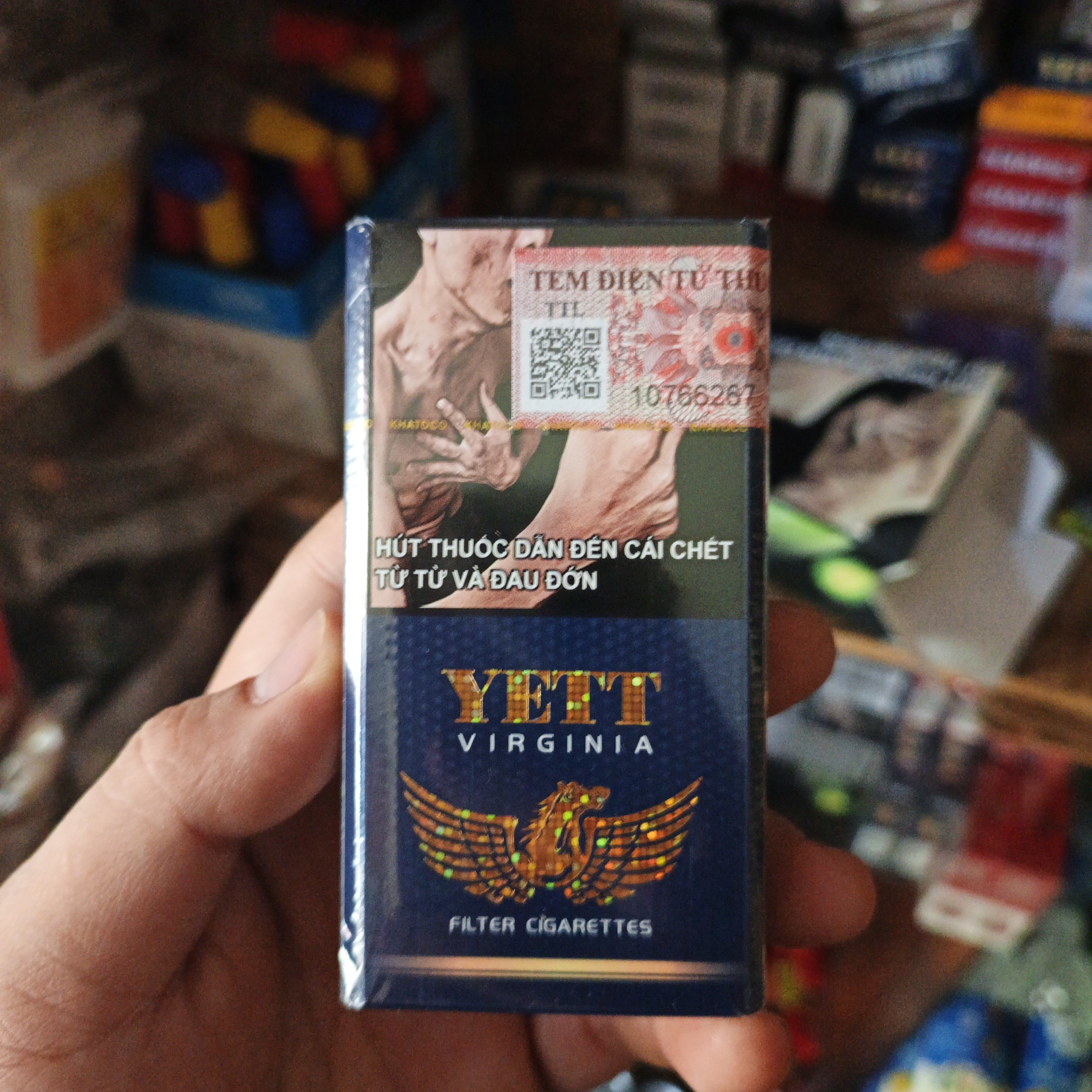 Thuốc lá yett xanh cây 10 gói