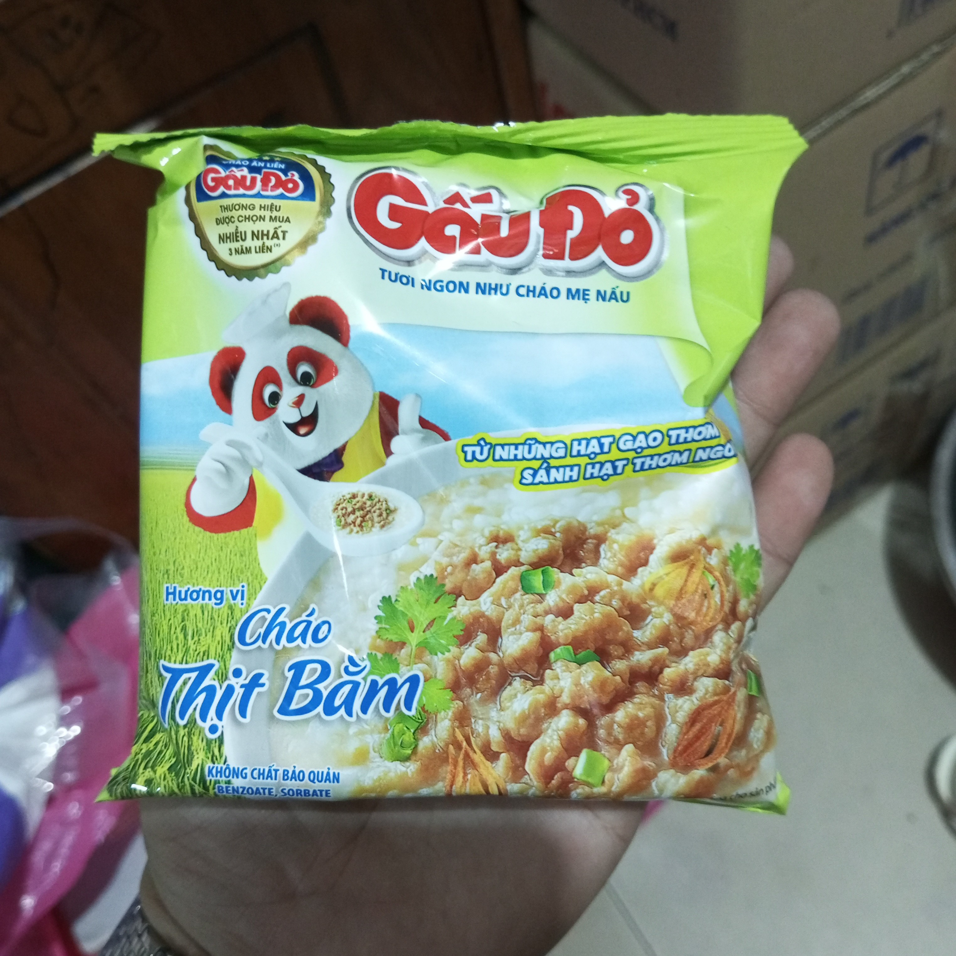 Cháo Gấu Đỏ Thịt Bằm 50gr