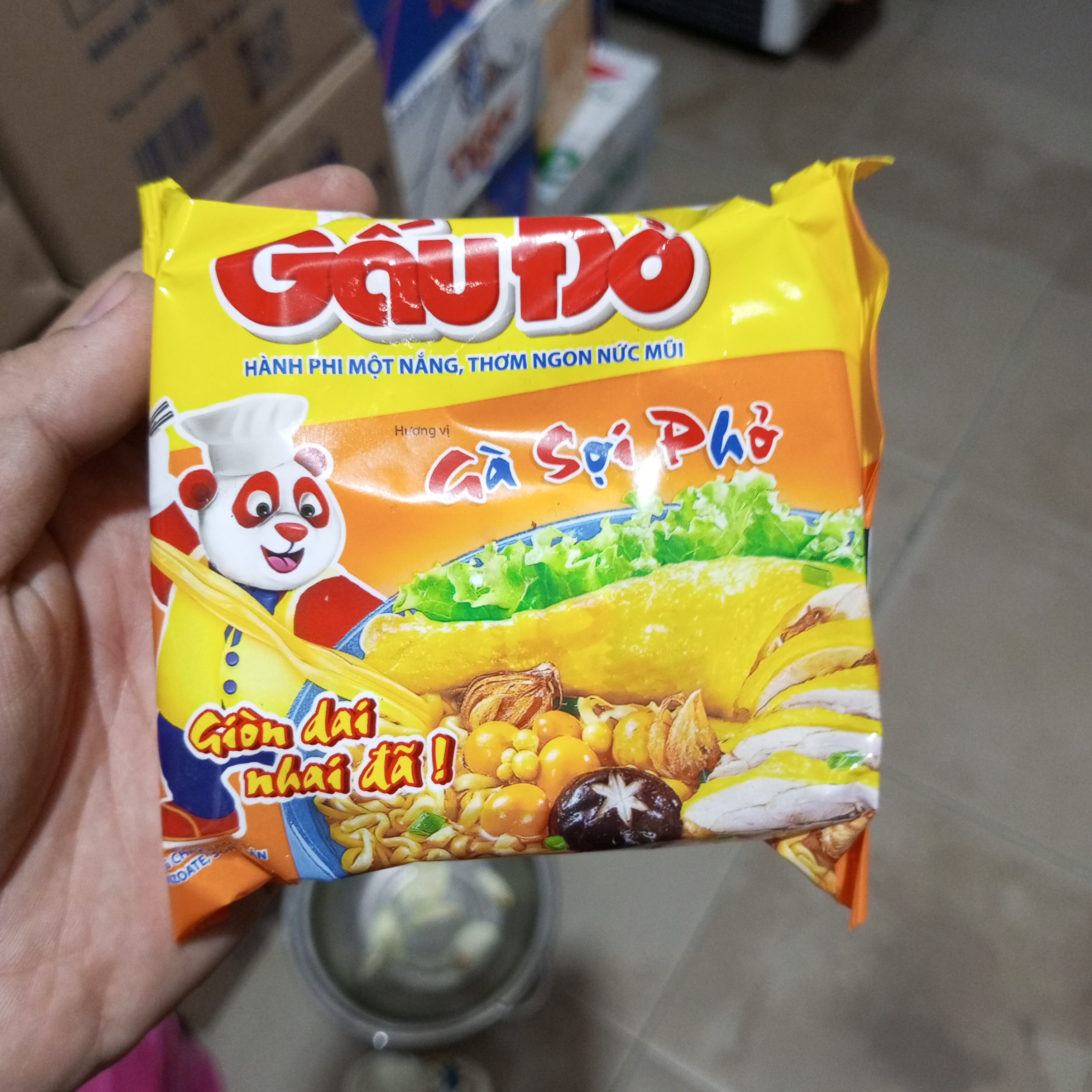 MÌ GẤU ĐỎ gà sợi phở