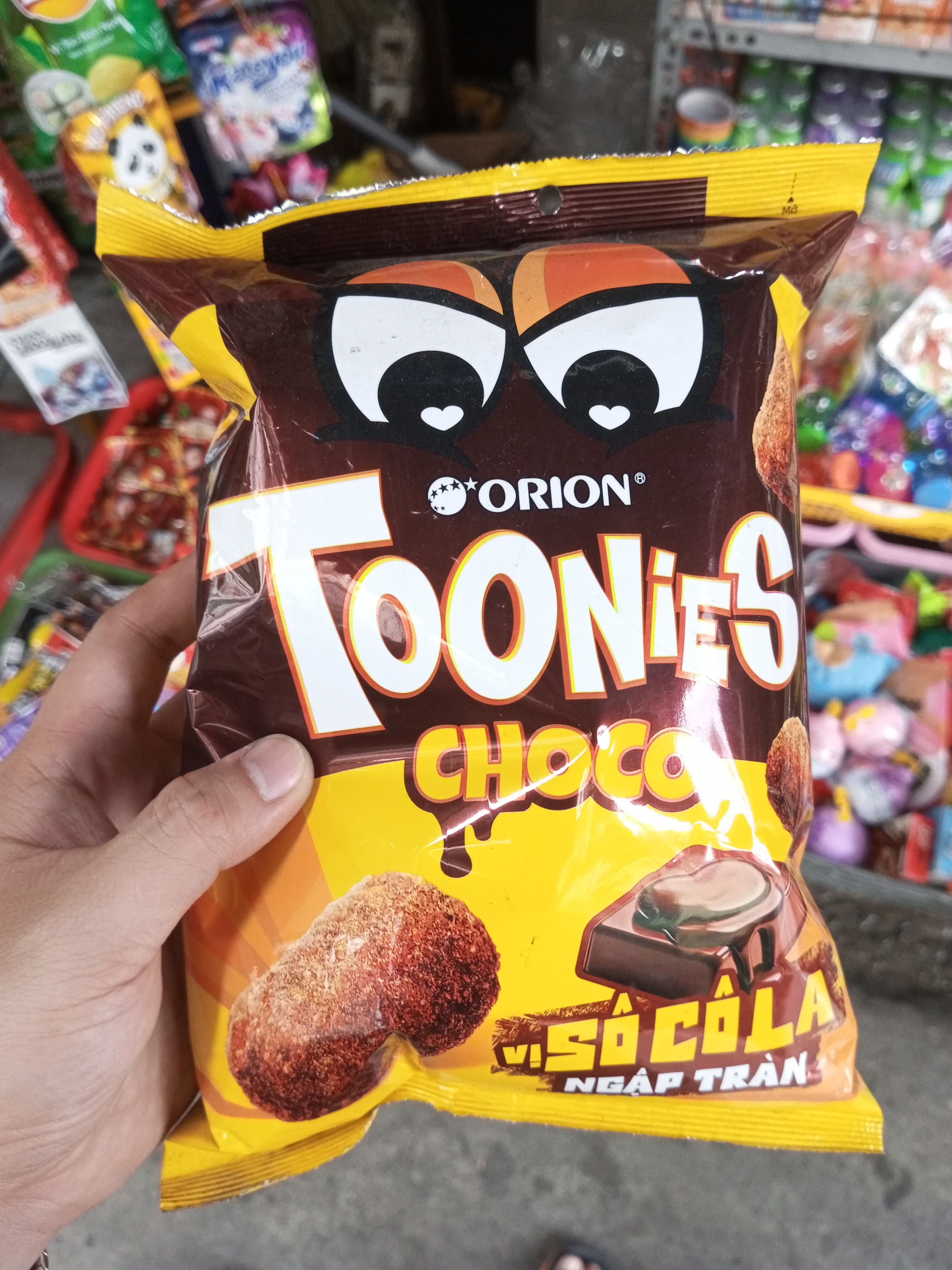Snack toonies choco vị socola ngập tràn