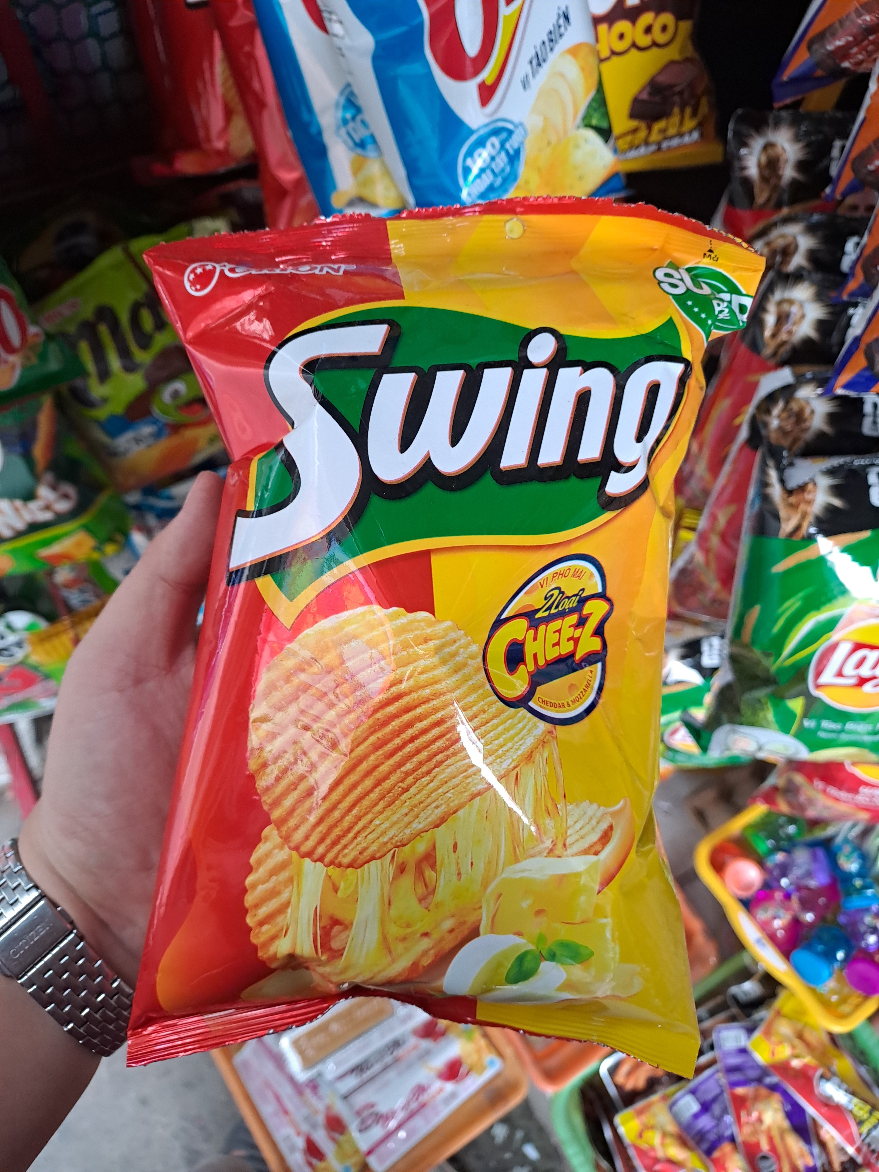 Snack khoai tây Swing vị phomai 50g