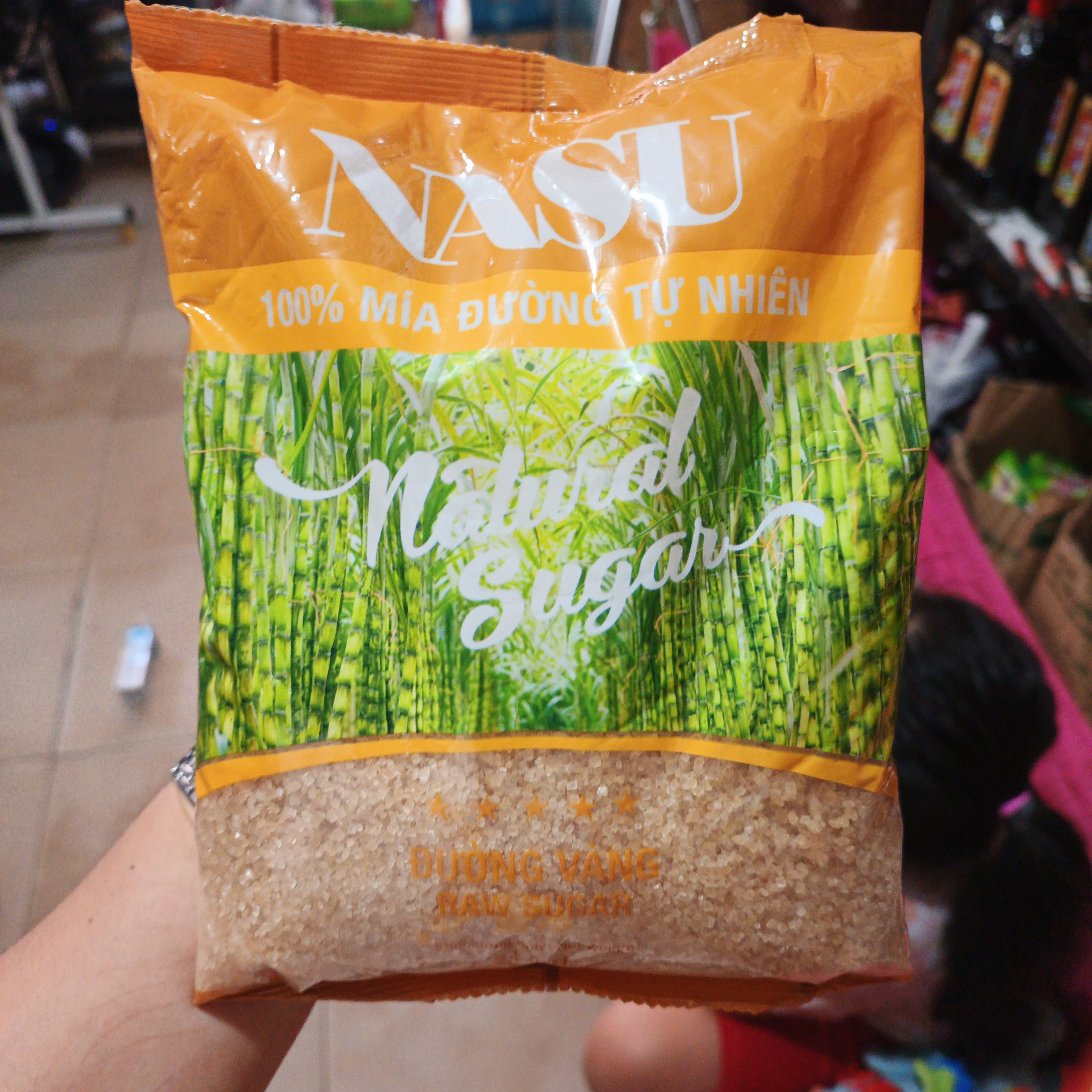 Đường mía NASU Vàng 1kg