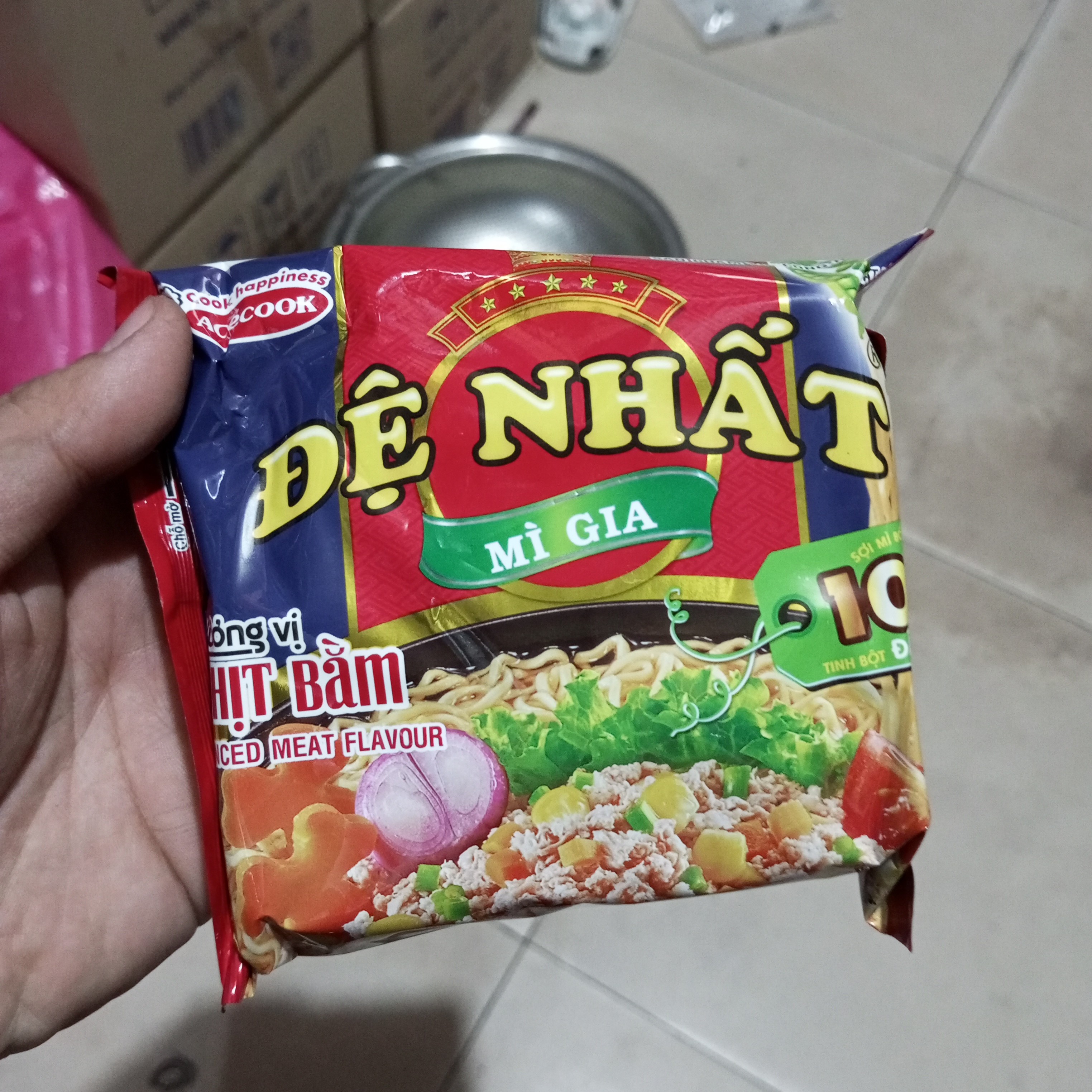 Mì gia Đệ Nhất Thịt bằm gói 82g