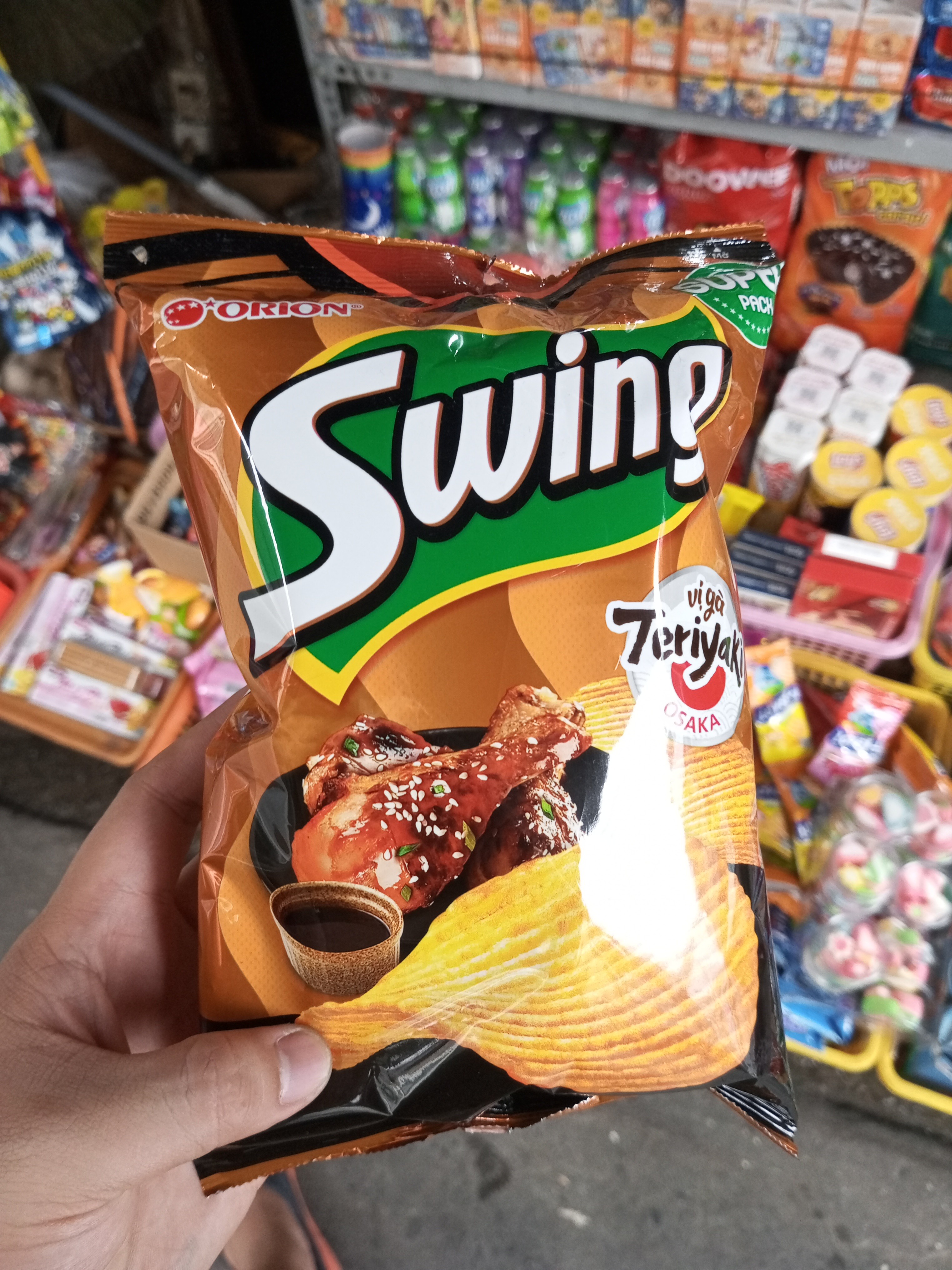 Snack Swing vị gà teriyaki 53g