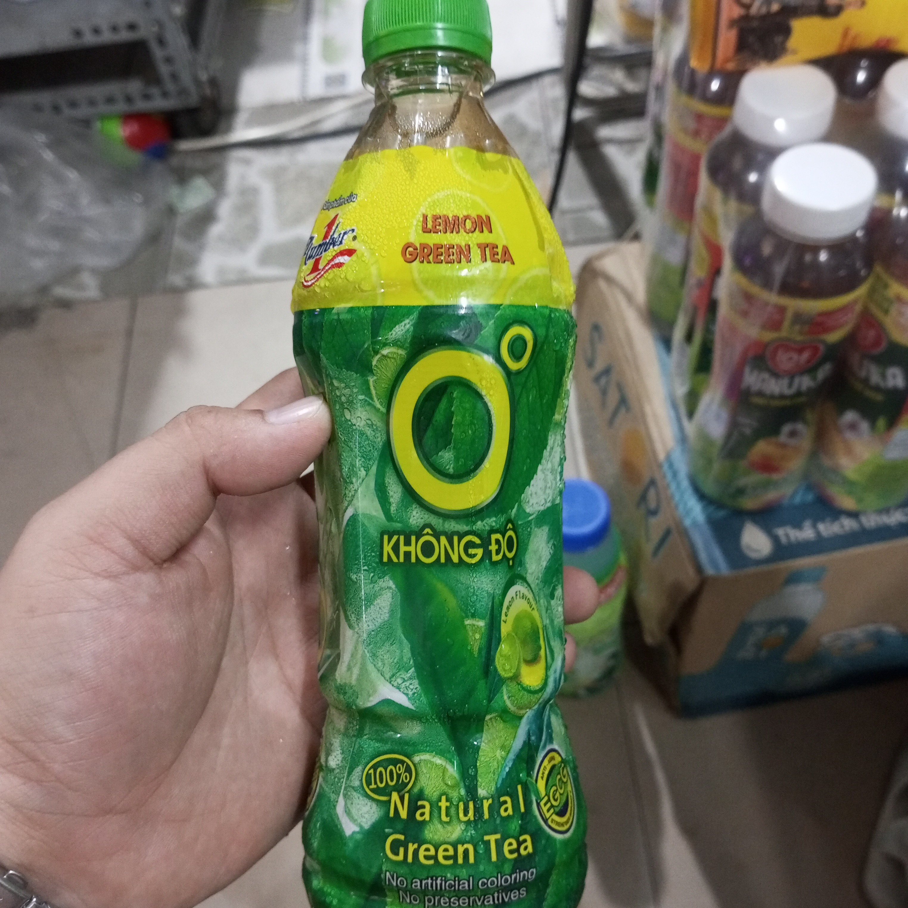 NƯỚC TRÀ XANH KHÔNG ĐỘ 455ml