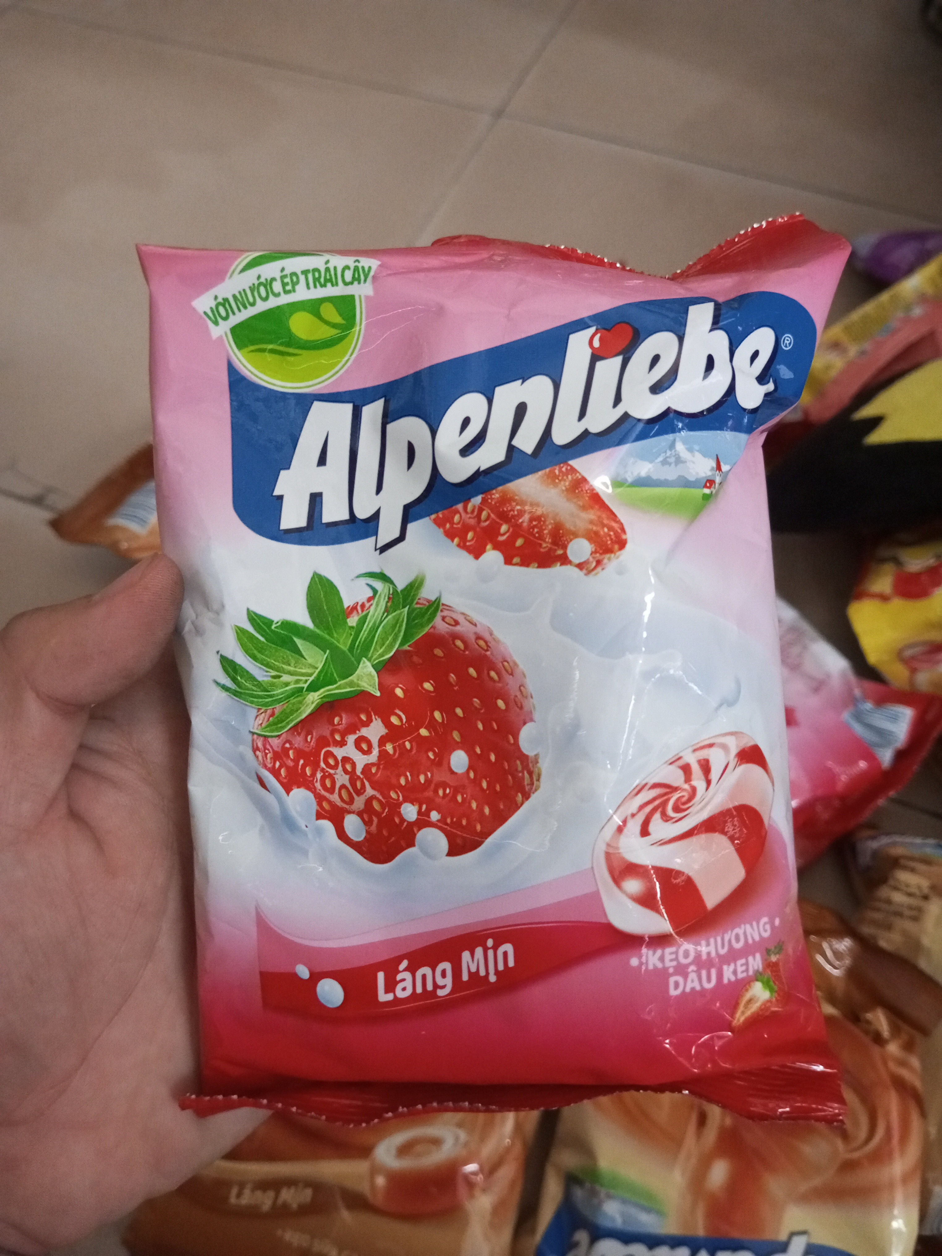 Kẹo Alpenliebe hương dâu