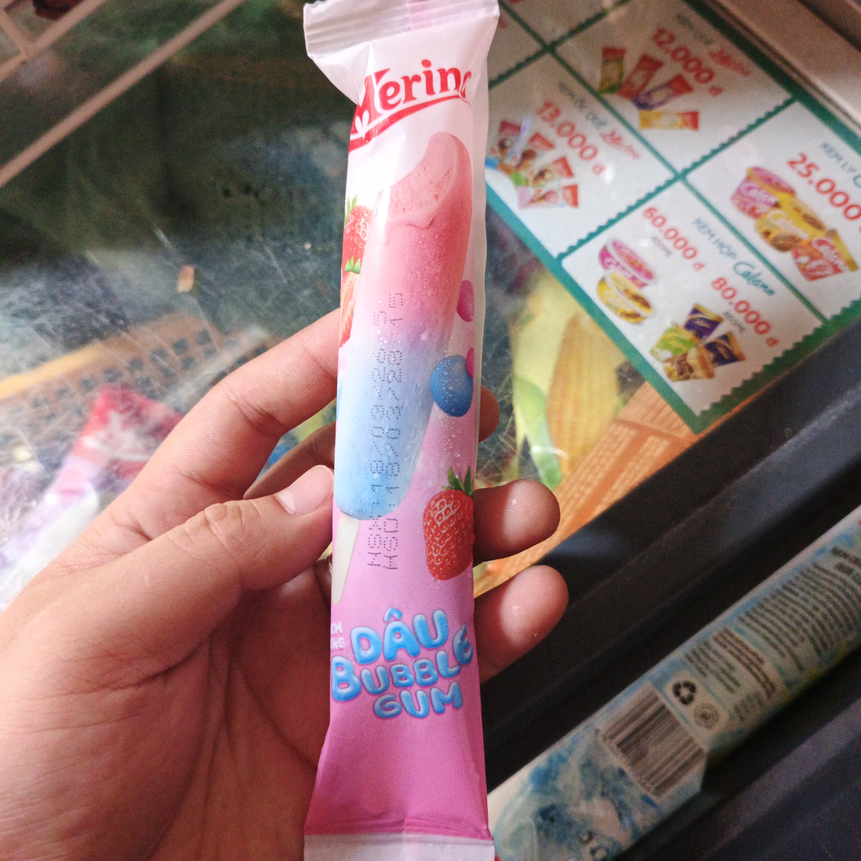 Kem Merino bubble dâu