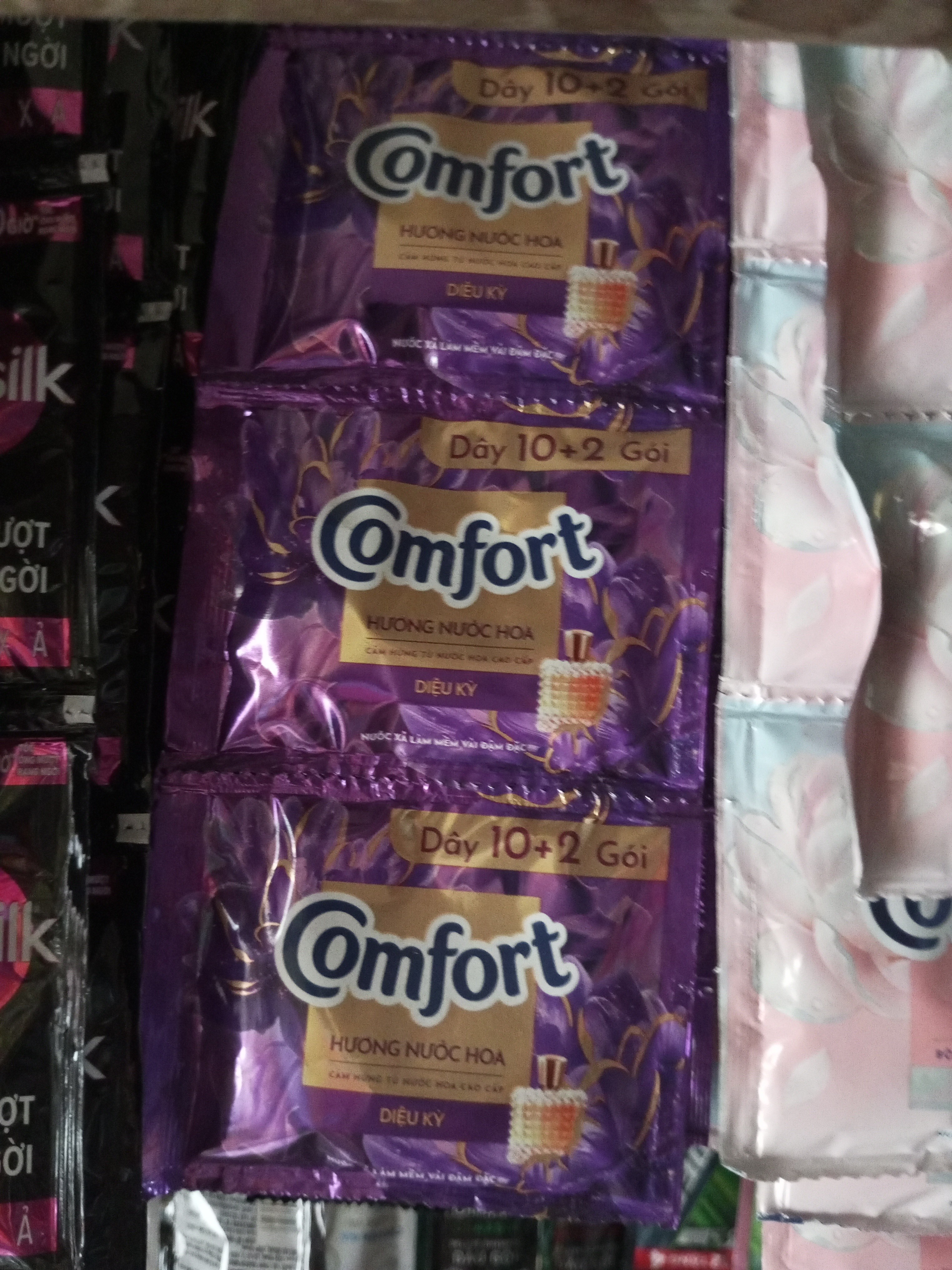 Dây xả đồ Comfort Tím nước hoa diệu kỳ