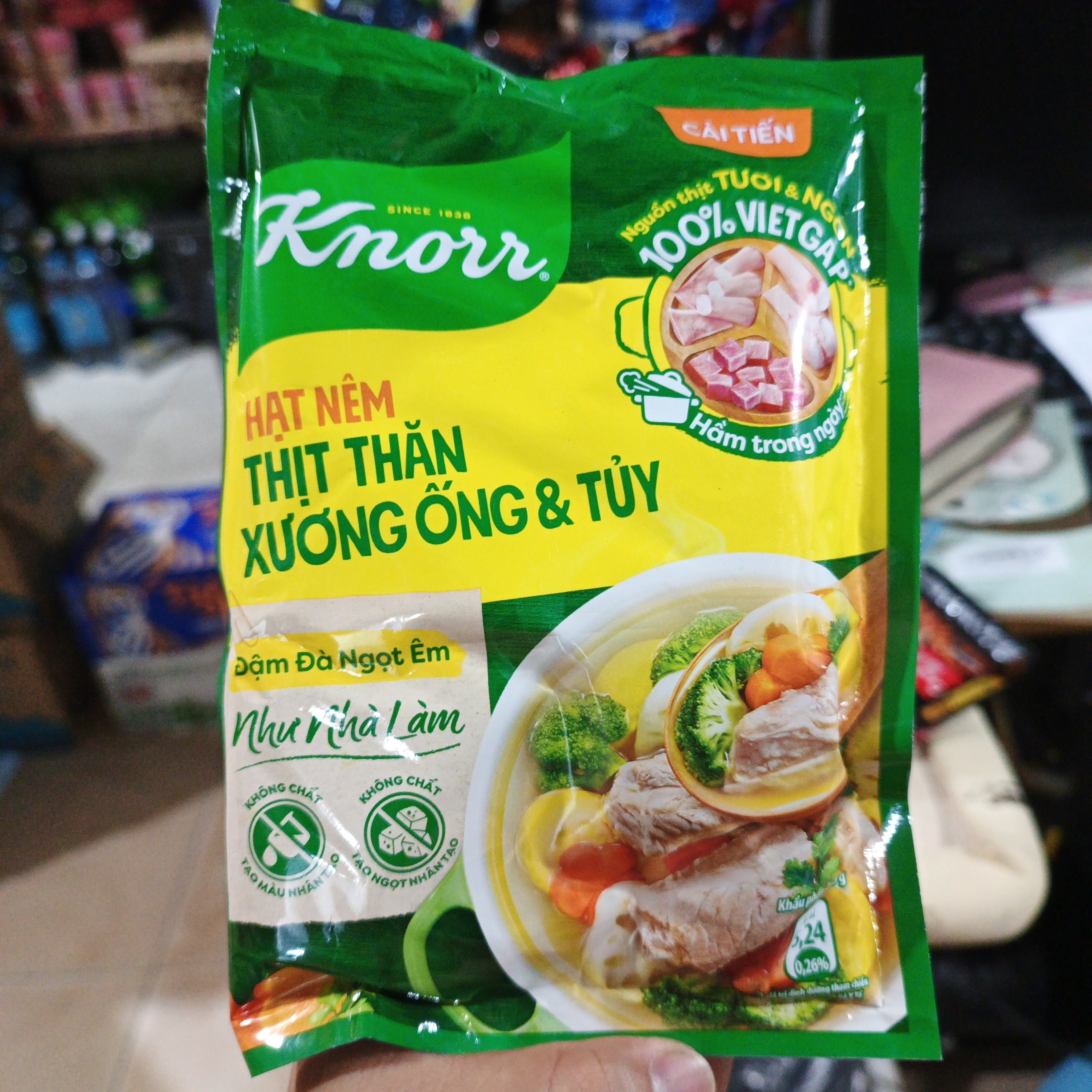 KNORR HẠT NÊM TỪ THỊT 170G/32 GÓI