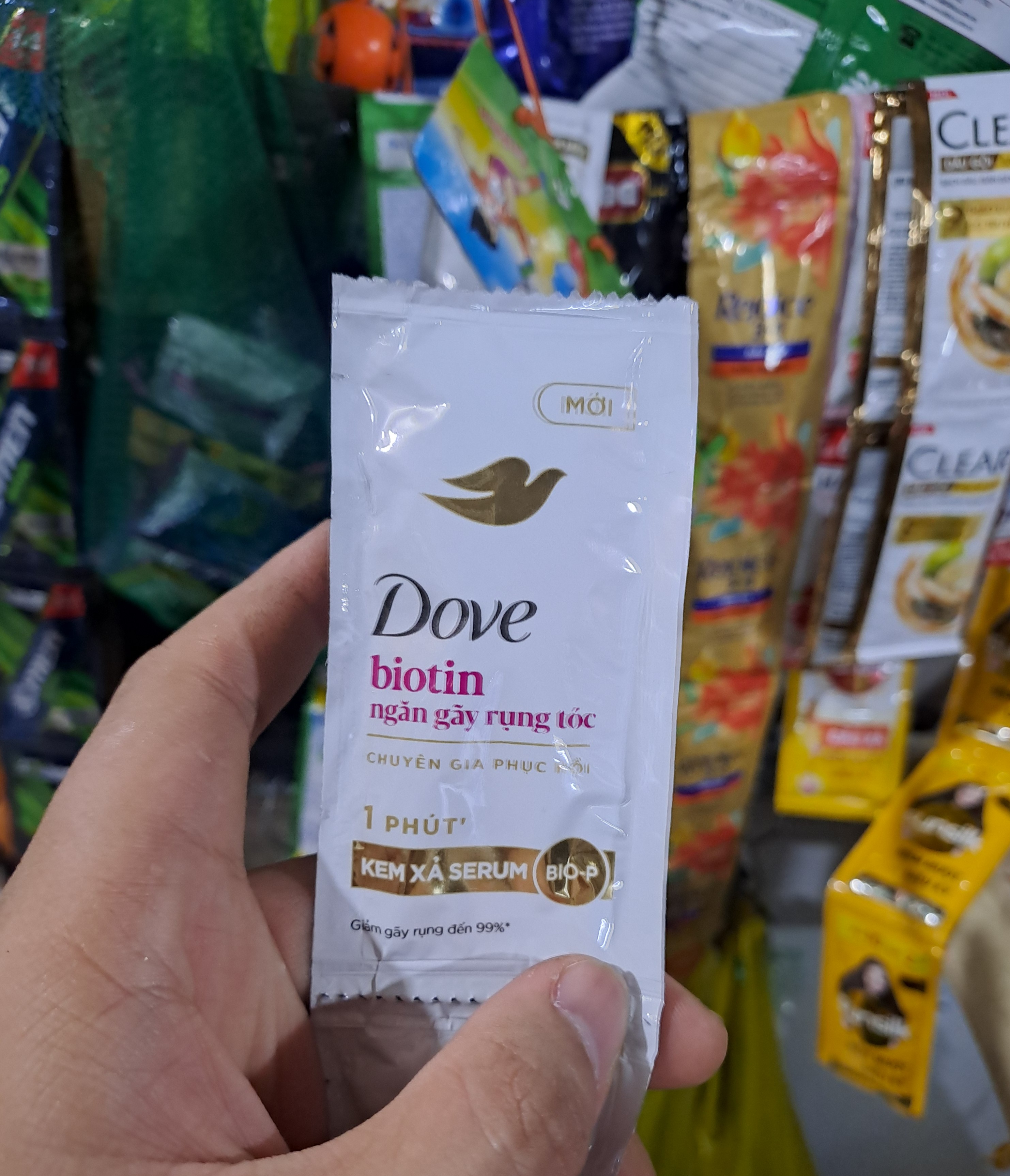 Dây xả dove biotin