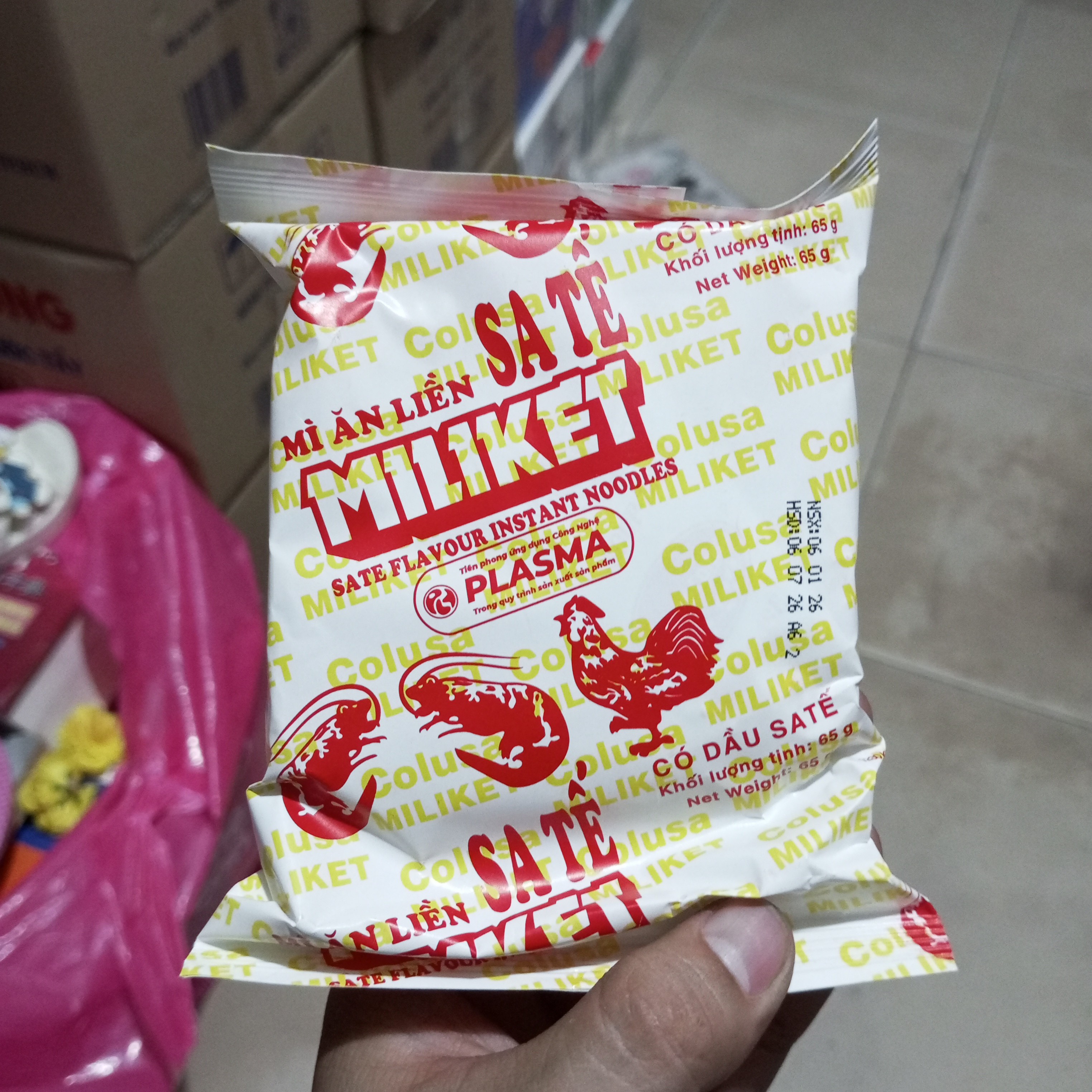 Mì gói giấy Miliket 65g
