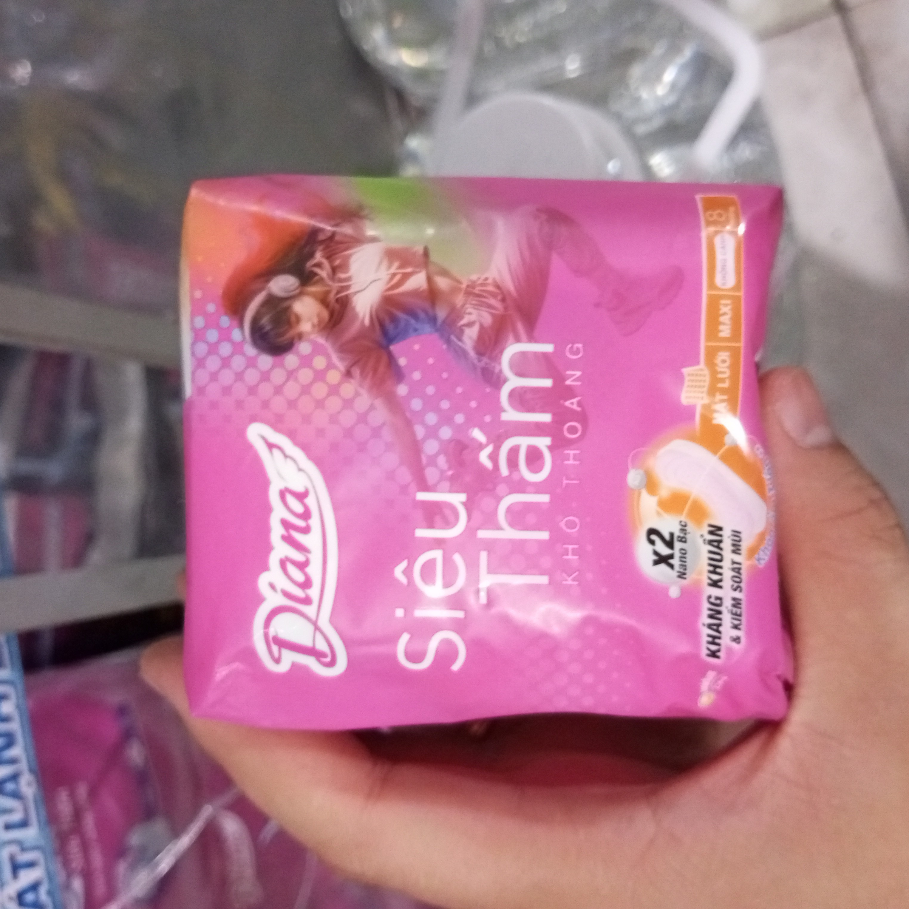 Diana Maxi không cánh Diana Siêu thấm 8 miếng