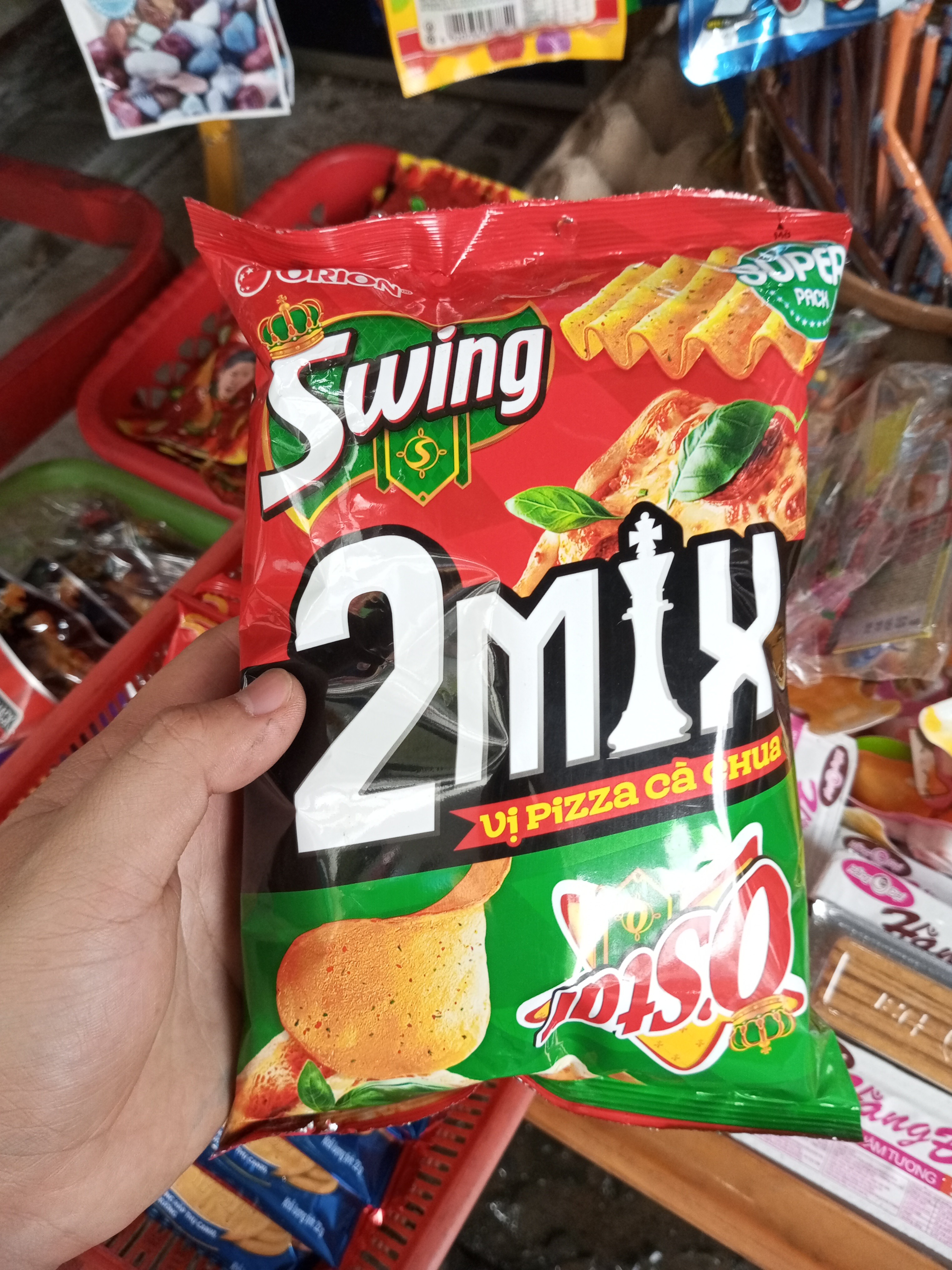 Snack Swing vị pizza cà chua