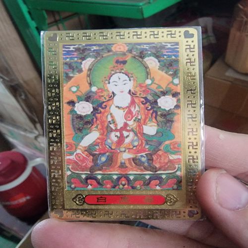 kim bài linh phù bạch độ phật mẫu